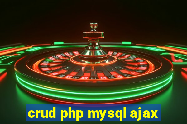 crud php mysql ajax